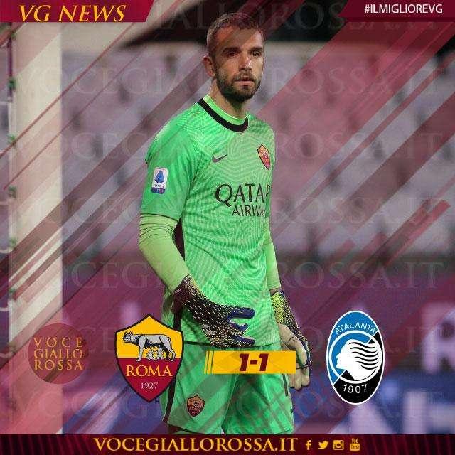 #IlMiglioreVG - Pau Lopez è il man of the match di Roma-Atalanta 1-1. GRAFICA!