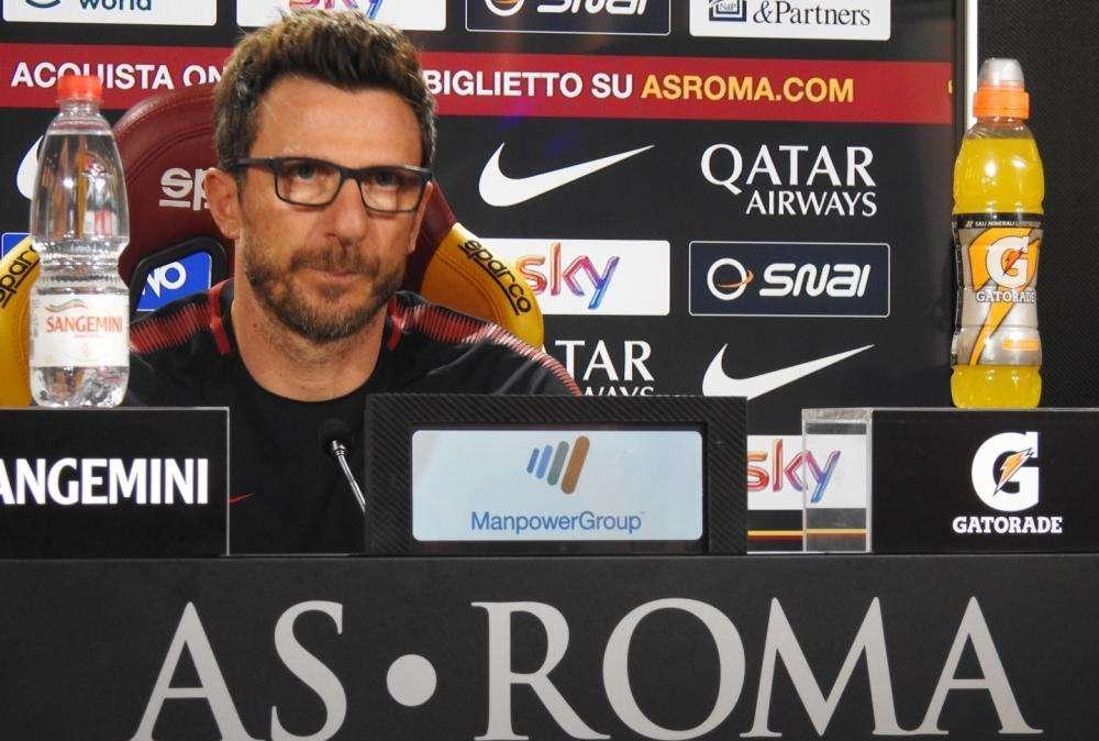 TRIGORIA - Di Francesco: "Teniamo tantissimo al terzo posto, vogliamo fare 6 punti. L'Olimpico deve tornare un fortino". FOTO! VIDEO!