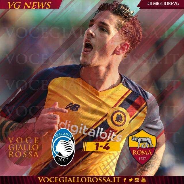#IlMiglioreVG - Nicolò Zaniolo è il  man of the match  di Atalanta-Roma 1-4. GRAFICA!