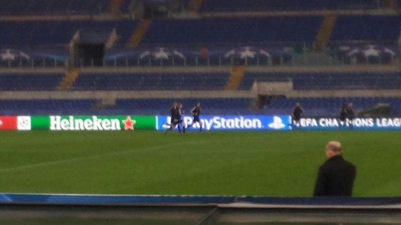Rifinitura per gli arbitri all'Olimpico. FOTO!