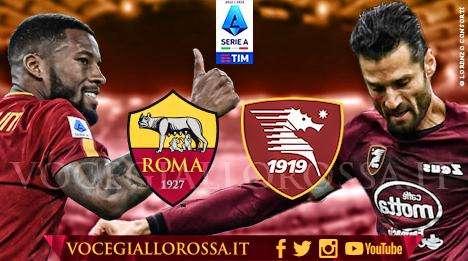 Roma-Salernitana - La copertina del match. GRAFICA! 