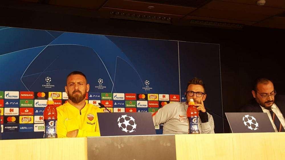Domani alle 13:45 Di Francesco e De Rossi in conferenza stampa, alle 15:20 la rifinitura