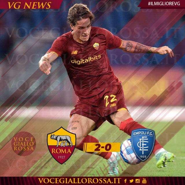 #IlMiglioreVG - Nicolò Zaniolo è il man of the match di Roma-Empoli 2-0. GRAFICA!