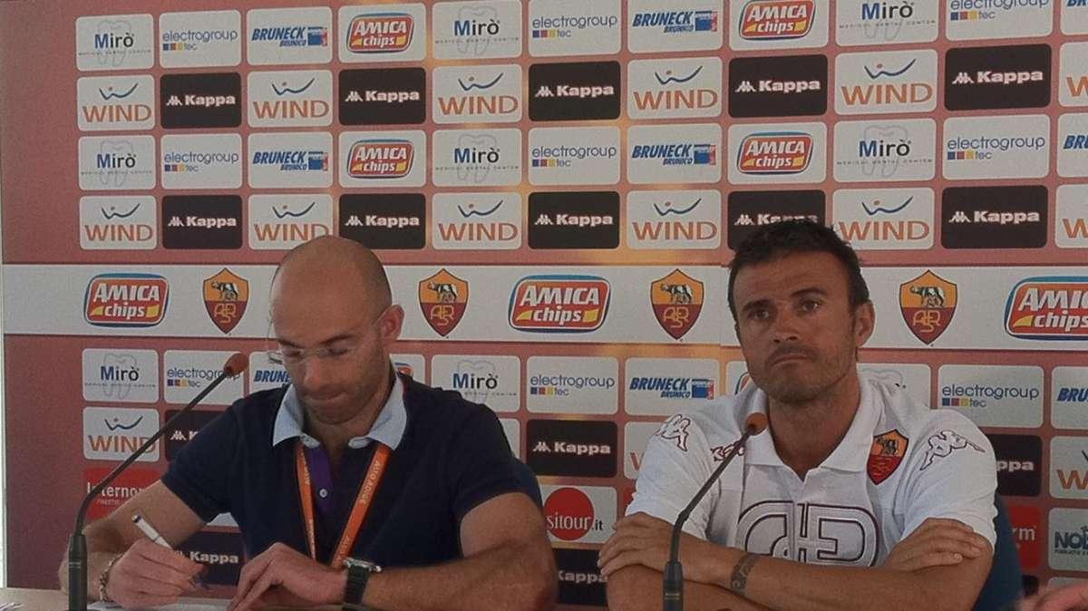 Conferenza Luis Enrique: "Totti-Baldini? Vogliono entrambi il bene della Roma. Chi non sarà in sintonia con il gruppo sarà escluso" FOTO! VIDEO!