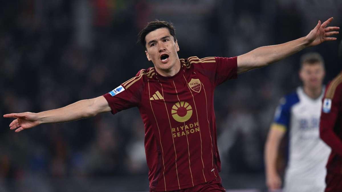 Roma-Hellas Verona 1-0 - Un gol di Shomurodov regala tre punti complicati 