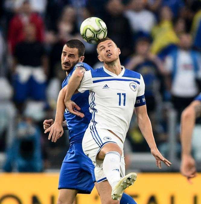 Bonucci: "Dzeko grandissimo giocatore, è un attaccante che sa far male"