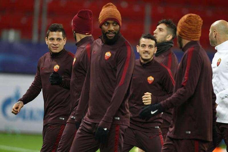 Rifinitura della Roma alla BayArena - La photogallery!