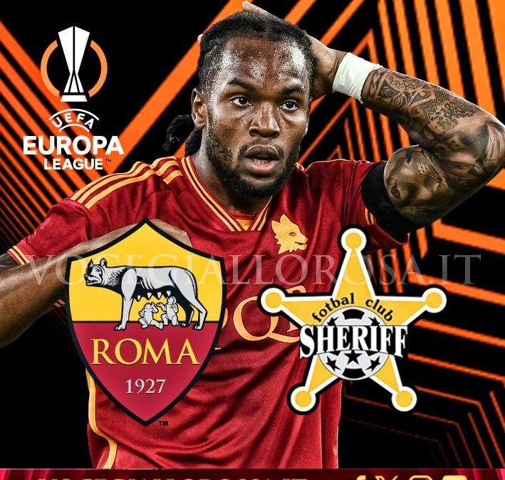 Roma-Sheriff Tiraspol - La copertina del match. GRAFICA!