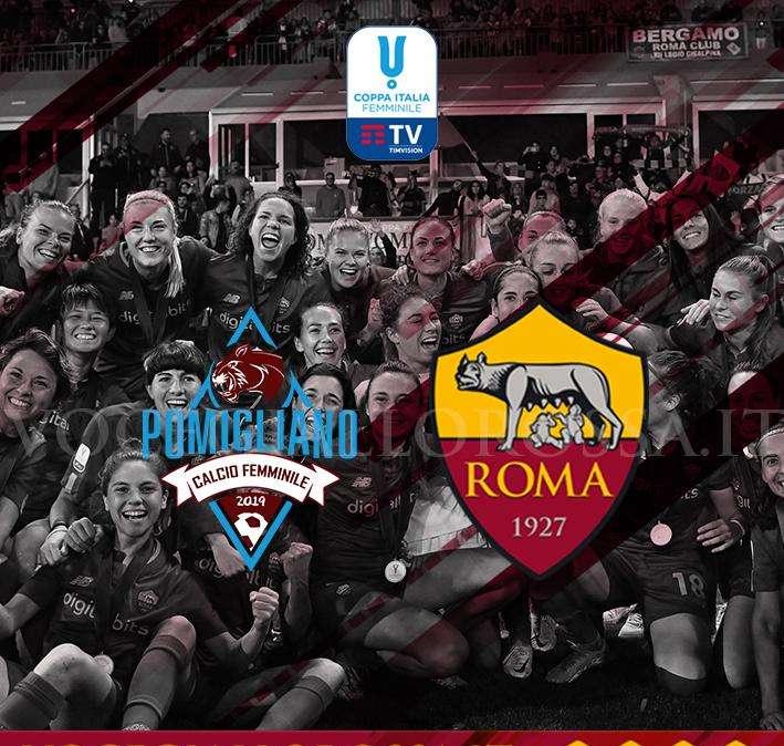 Coppa Italia Femminile - Pomigliano-Roma - La copertina del match. GRAFICA!