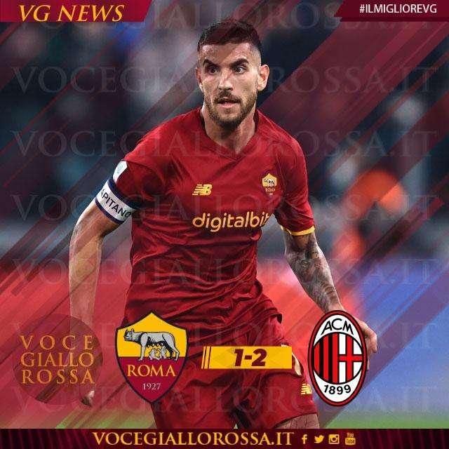 #IlMiglioreVG -  Lorenzo Pellegrini è il man of the match di Roma-Milan 1-2