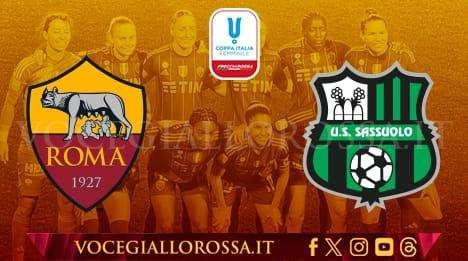 Coppa Italia Femminile - Roma-Sassuolo - La copertina del match. GRAFICA!