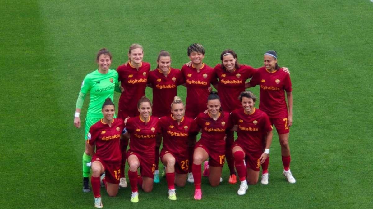 Serie A Femminile - Roma-Fiorentina 2-1 - Primo titolo di campione d'Italia nell'era del professionismo! Le giallorosse conquistano lo storico scudetto, decisivi i gol di Greggi e di capitan Bartoli