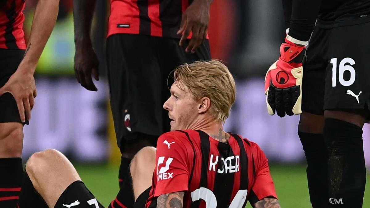 Milan, domani Kjaer si opera al ginocchio sinistro: out contro la Roma?