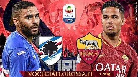 Sampdoria-Roma - La copertina
