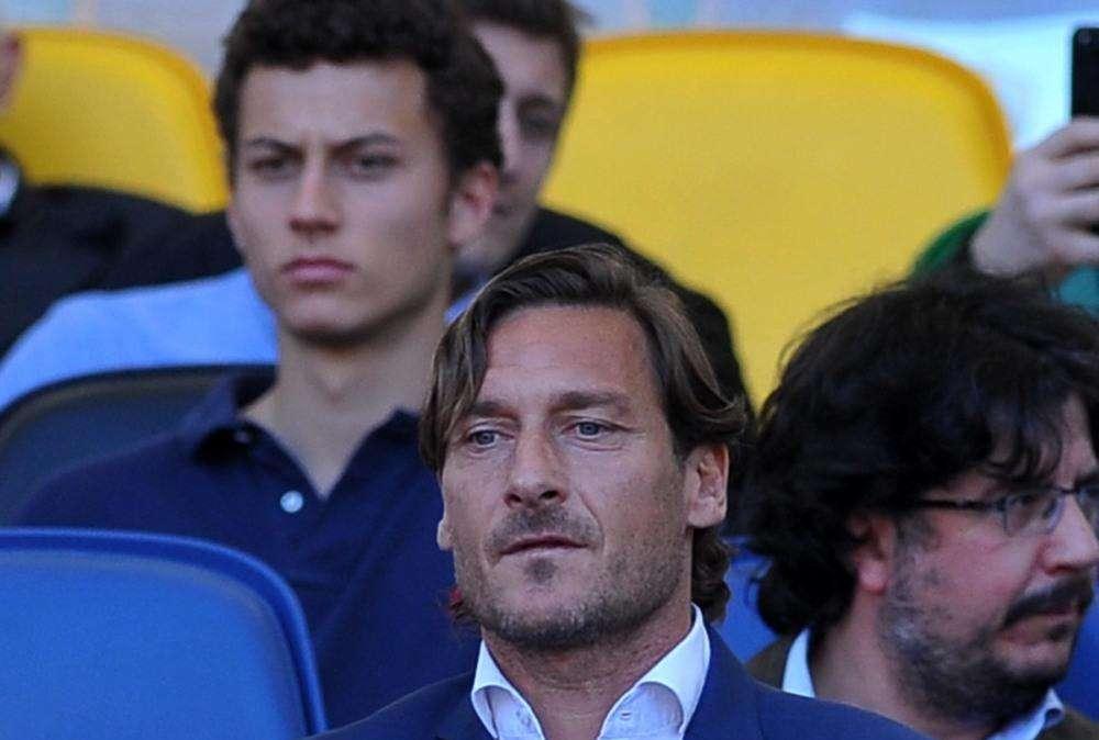 Totti è arrivato allo Stadio Olimpico per Roma-Inter