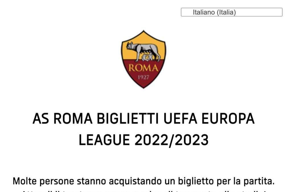 VG - Roma-Bayer Leverkusen, nuovo record: 28.600 persone in coda per acquistare i biglietti