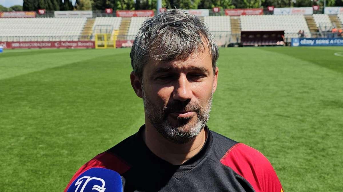 Roma Femminile, Spugna: "Il risultato non ci piace, ma l'importante era fare una prestazione buona dal punto di vista fisico in vista della finale di Coppa Italia"
