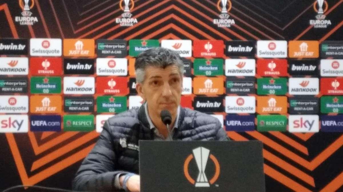Real Sociedad, Alguacil: "Domani dobbiamo creare una tempesta come atmosfera. La rimonta? Indubbiamente è possibile, ma sarà difficile"