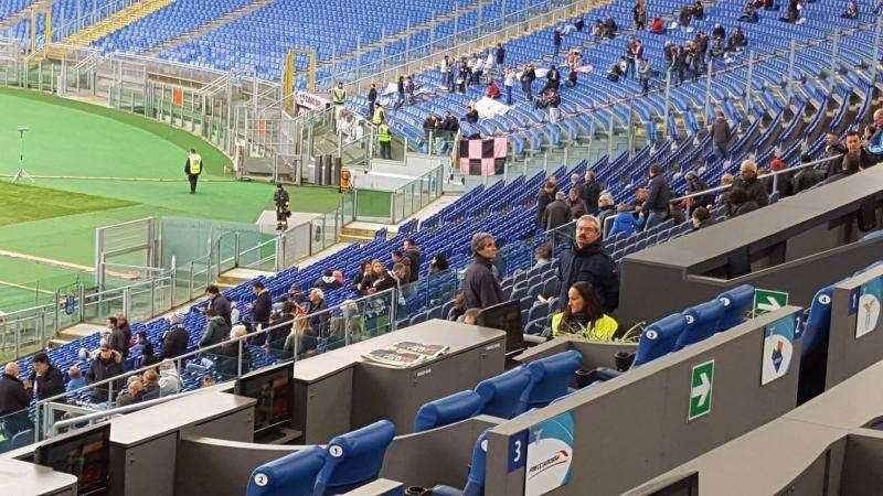 Lazio-Palermo, piccolo allarme per uno zainetto incustodito