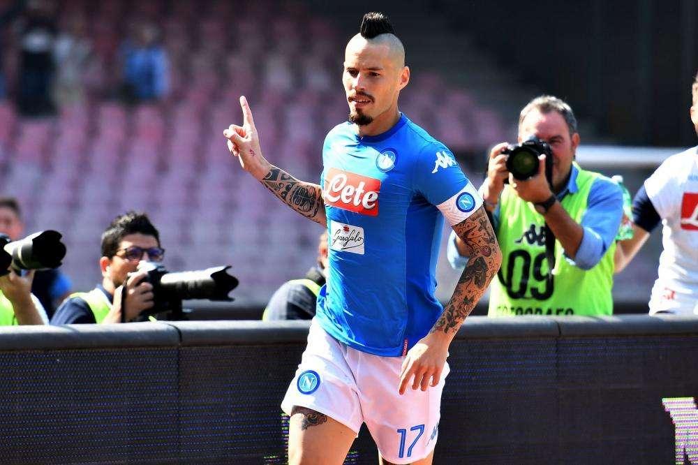Napoli, Hamsik: "Fantastico vincere all'Olimpico due volte in un mese. Il viaggio, però, è ancora lungo"