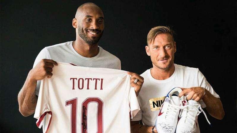 Kobe Bryant su Totti: "Se ha ancora voglia di giocare fa benissimo a continuare"