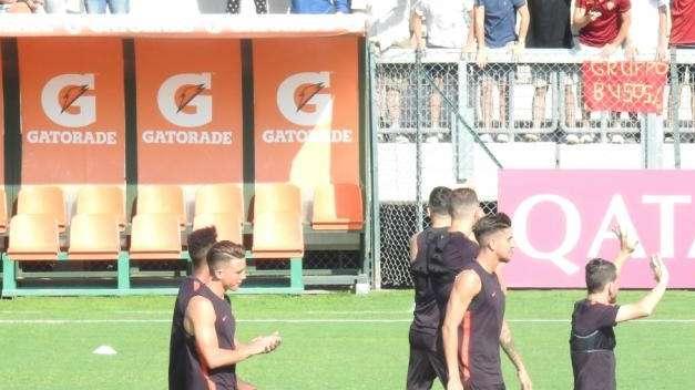 LA VOCE DELLA SERA - Seduta di allenamento a porte aperte al Tre Fontane. Pellegrini: "La concorrenza aiuta a crescere". Manolas: "Pronto a sfidare Ronaldo"