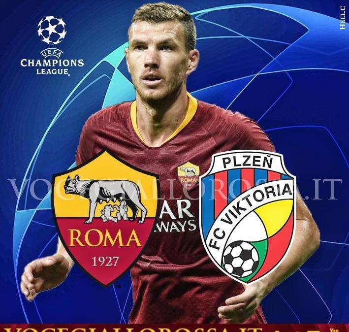 Roma-Viktoria Plzen - La copertina