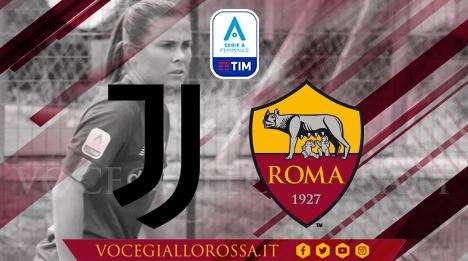 Serie A Femminile - Juventus-Roma - La copertina del match. GRAFICA!