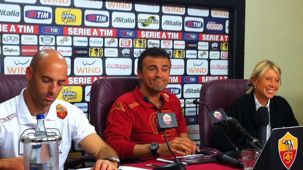 Luis Enrique: "Esplosione di Lamela? Ha fatto benissimo ma deve lavorare ancora tanto. Lo scudetto? Ancora no...". FOTO!