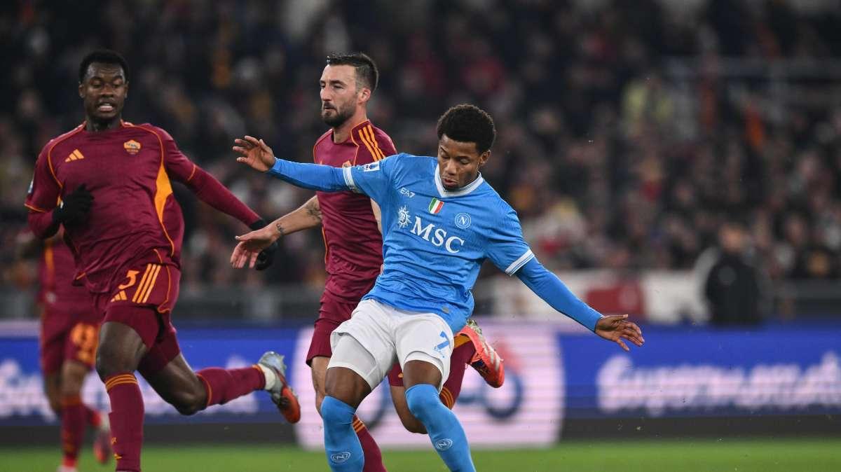 Roma-Napoli 0-1 - I giallorossi cadono all'Olimpico, a Conte basta il gol di Neres 