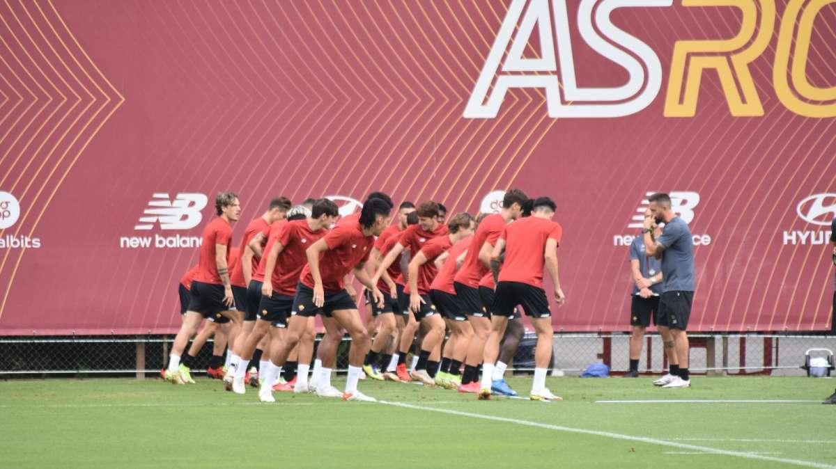 La rifinitura di oggi a Trigoria. VIDEO!