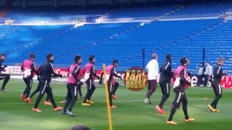 Spalletti lascia osservare alla stampa tutto l'allenamento