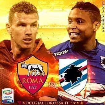 Roma-Sampdoria - La copertina