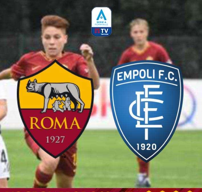 Serie A Femminile - Roma-Empoli, la copertina del match. GRAFICA!