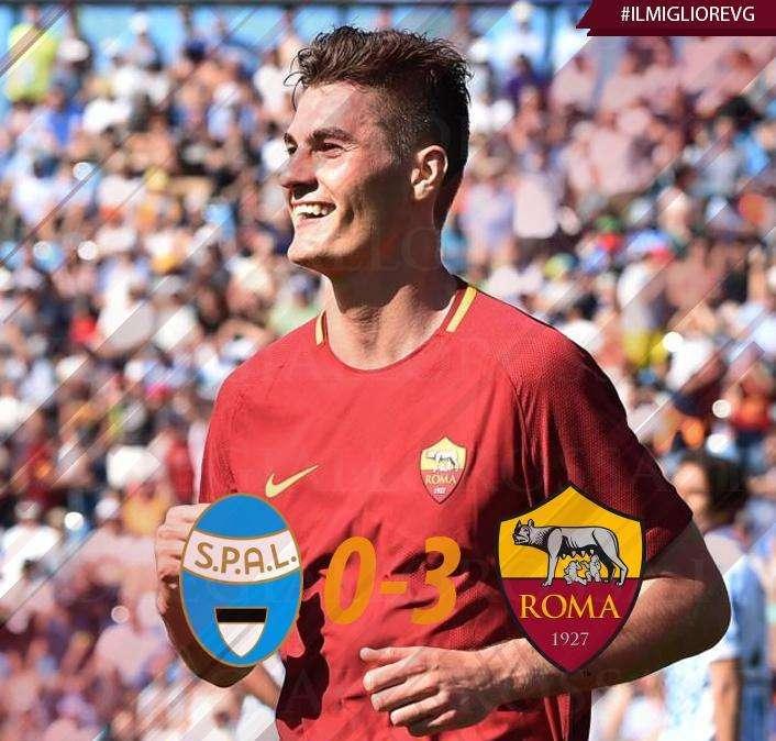 #IlMiglioreVG - Schick è il man of the match di SPAL-Roma 0-3. GRAFICA!