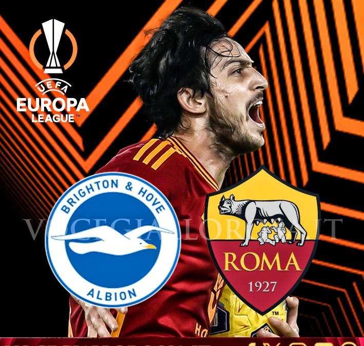Brighton-Roma - La copertina del match. GRAFICA!