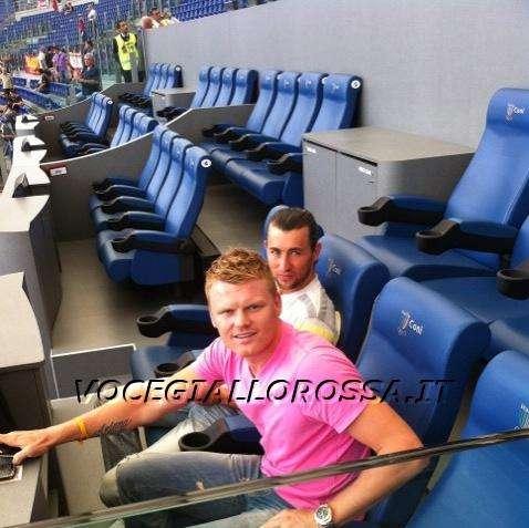 ESCLUSIVA VG - John Arne Riise in tribuna all'Olimpico: "Domani dopo l'ok dei medici mi alleno"