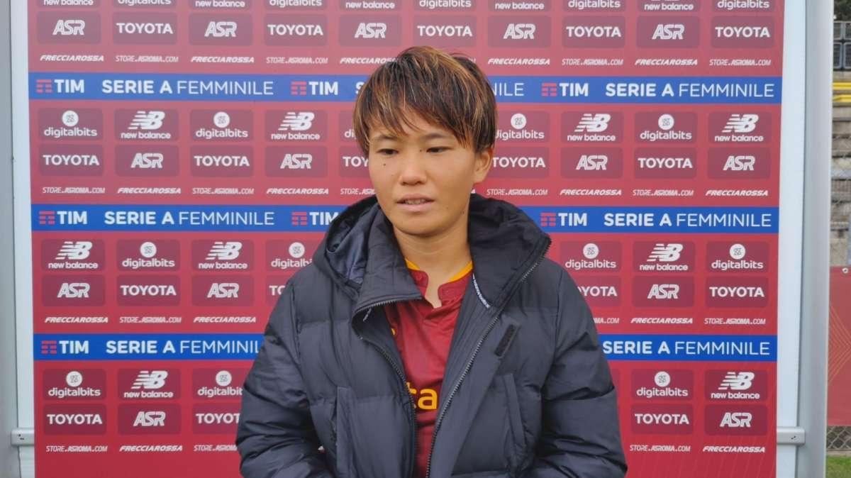 Roma Femminile, Minami: "Parlo spesso con il mister della difesa a tre. Sono contenta che stanno arrivando vittorie e continuità". VIDEO!