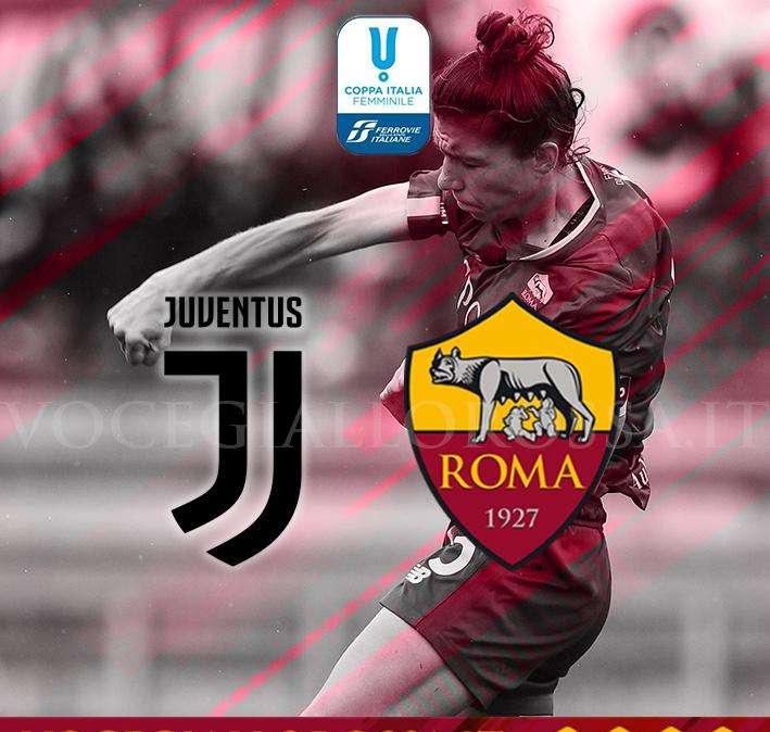Finale Coppa Italia Femminile - Juventus-Roma - La copertina del match. GRAFICA!