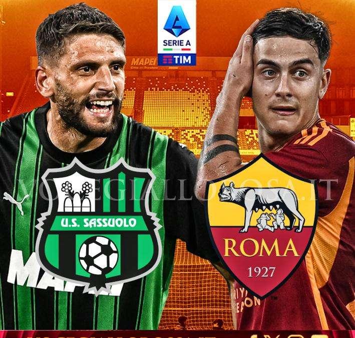 Sassuolo-Roma - La copertina del match. GRAFICA!