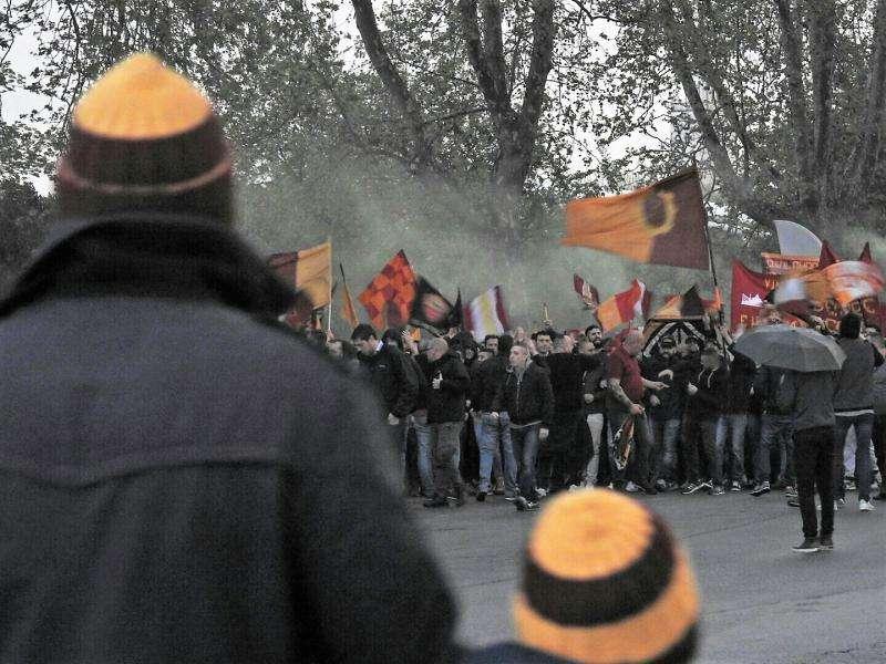 Derby - Daspo e multe per gli organizzatori del corteo non autorizzato