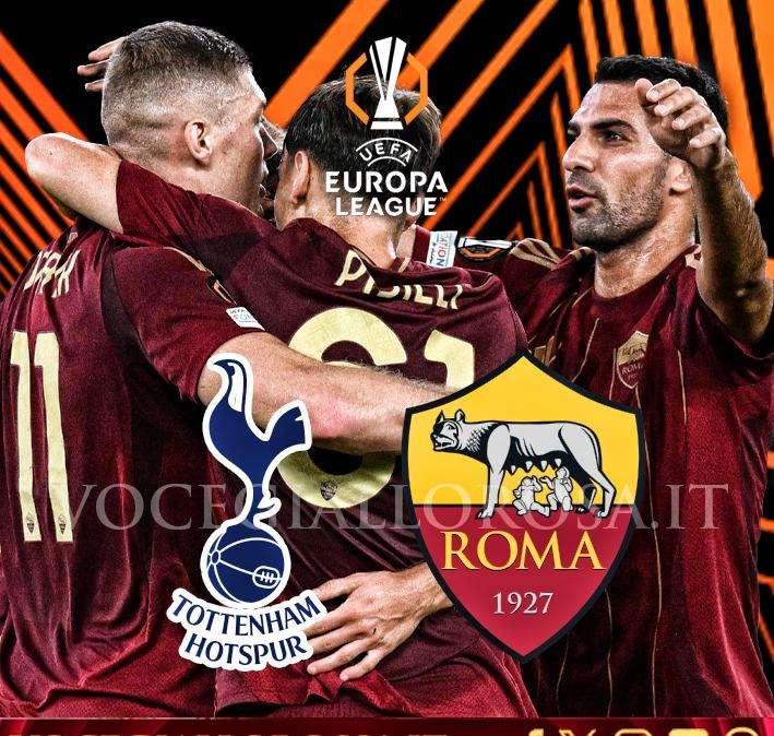 Tottenham-Roma - La copertina del match GRAFICA!