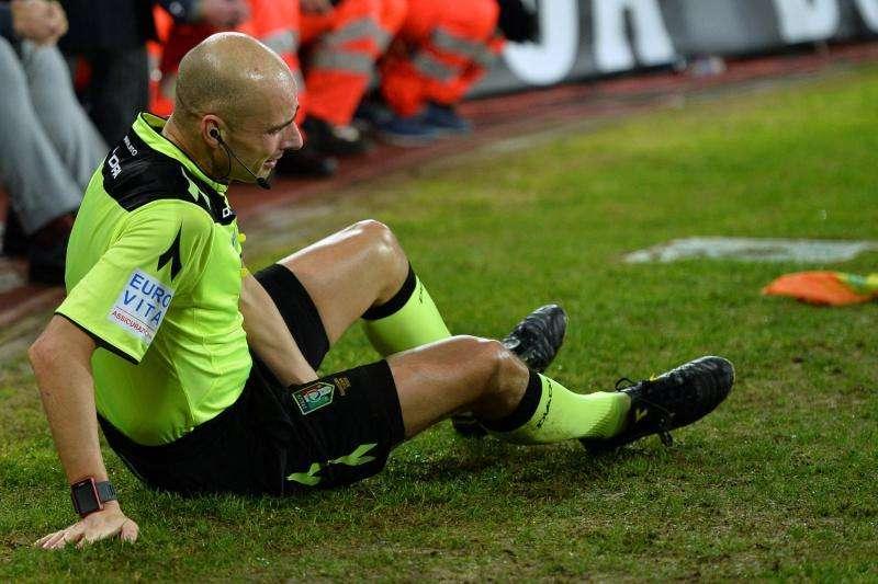 Infortunio per l'assistente Cariolato