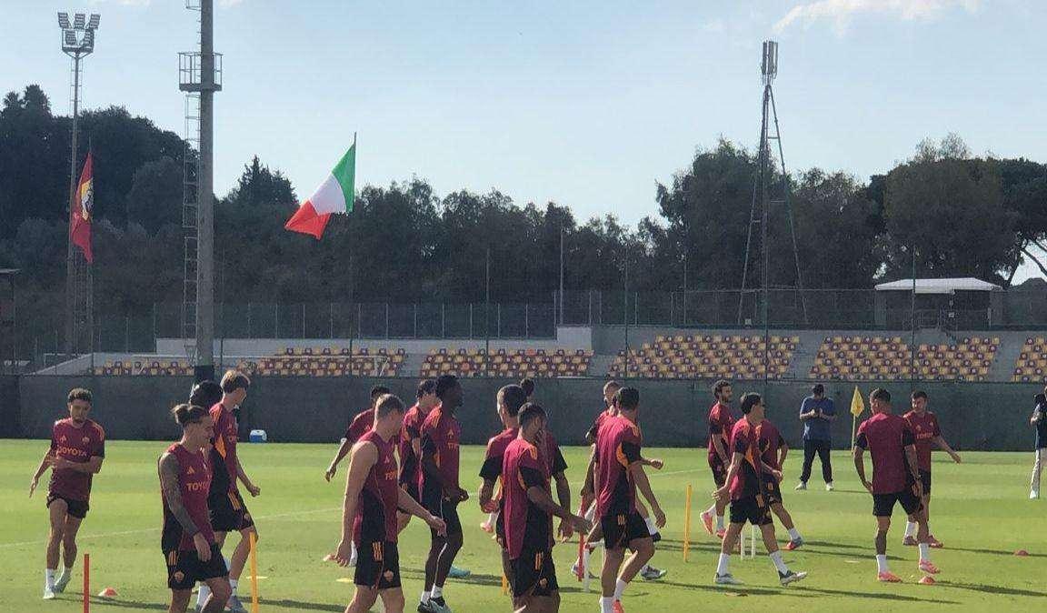 Continua la preparazione della Roma in vista del Milan