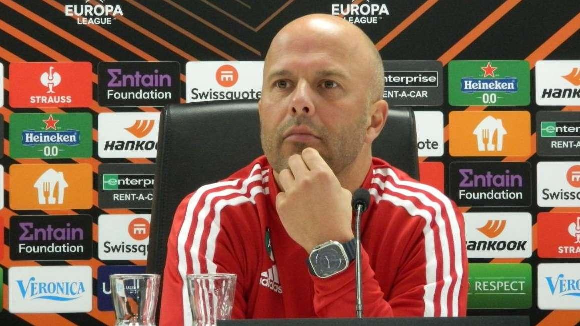 Feyenoord, Slot: "Ci siamo allenati a Rotterdam perché all'Olimpico potevano esserci telecamere indiscrete"