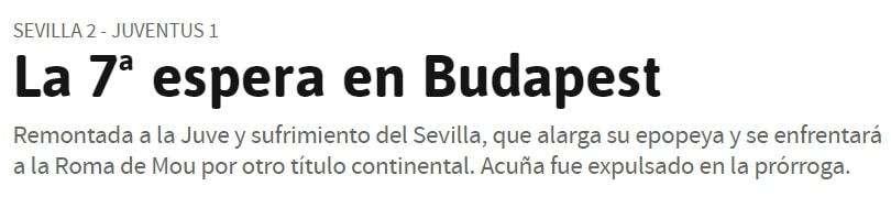AS: "La settima aspetta il Siviglia". FOTO!