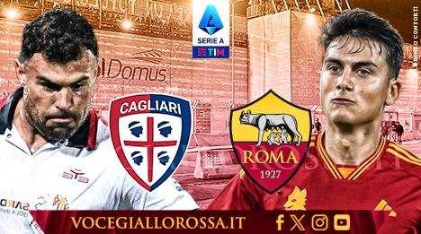 Cagliari-Roma 1-4 - Poker dei giallorossi, buona prova degli uomini di Mourinho. L'infortunio di Dybala l'unica nota negativa
