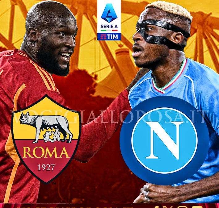 Roma-Napoli - La copertina del match. GRAFICA!