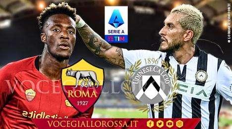 Roma-Udinese 1-0 - I giallorossi vincono grazie al tacco di Abraham. Espulso Pellegrini nel finale