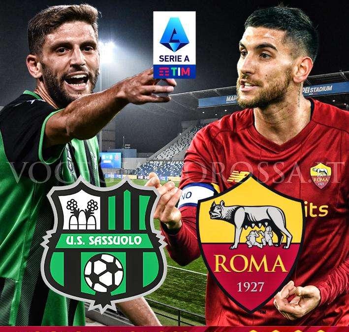 Sassuolo-Roma - La copertina del match. GRAFICA!